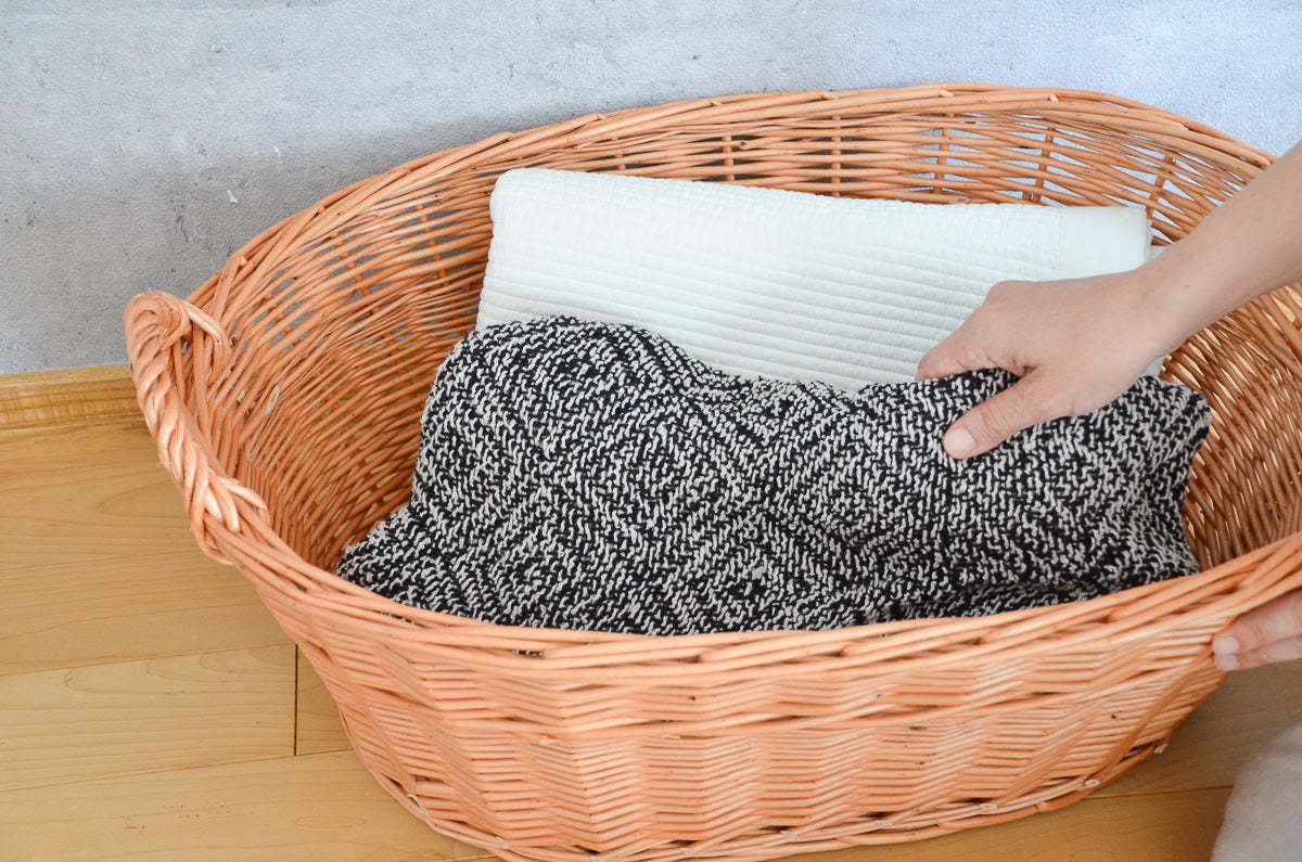 Woven Basket, Tote Bag, Laundry Basket, Rattan Storage Basket